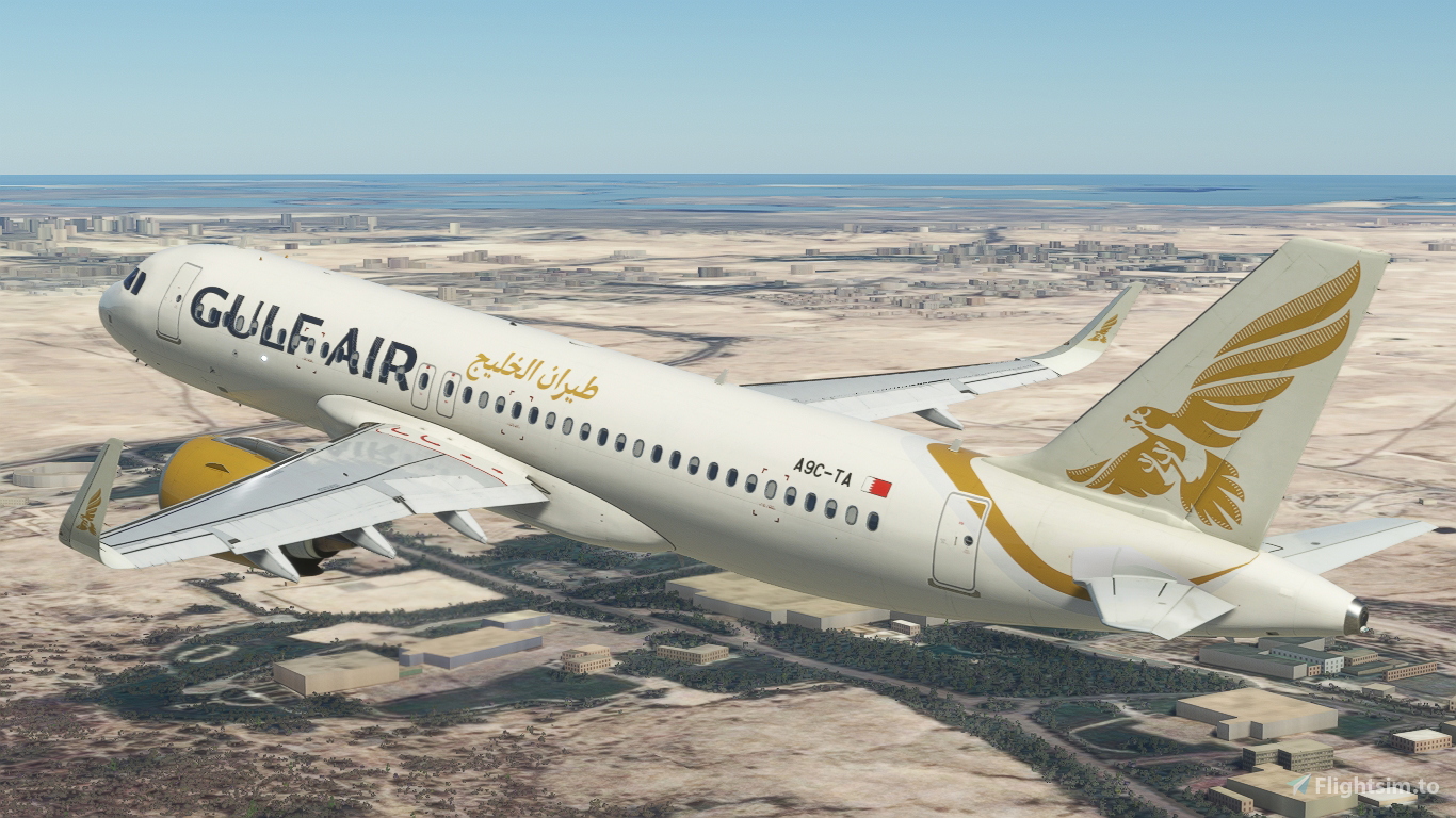 Gulf Air (circa 2018) A9C-TA for Microsoft Flight Simulator | MSFS