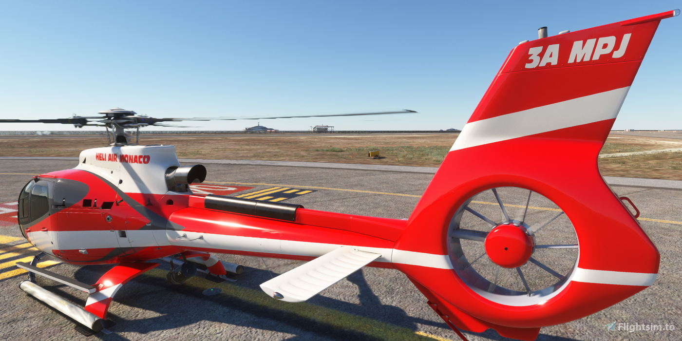 H130 Héli Air Monaco 3A-MPJ pour Microsoft Flight Simulator | MSFS