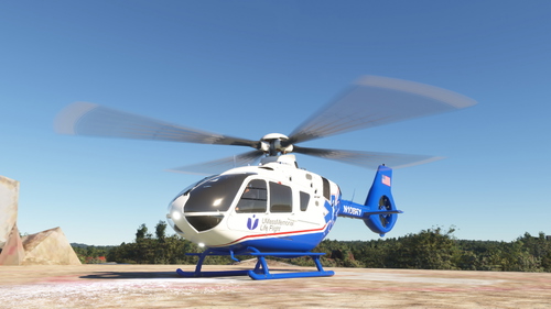H135 Livery UMass Memorial Life Flight N136KY