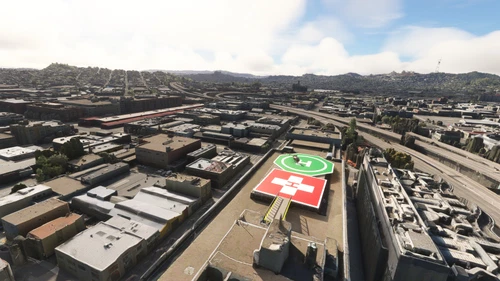 Hall of Justice  Heliport and UCSF Medical Center Helipad ,  San Francisco 