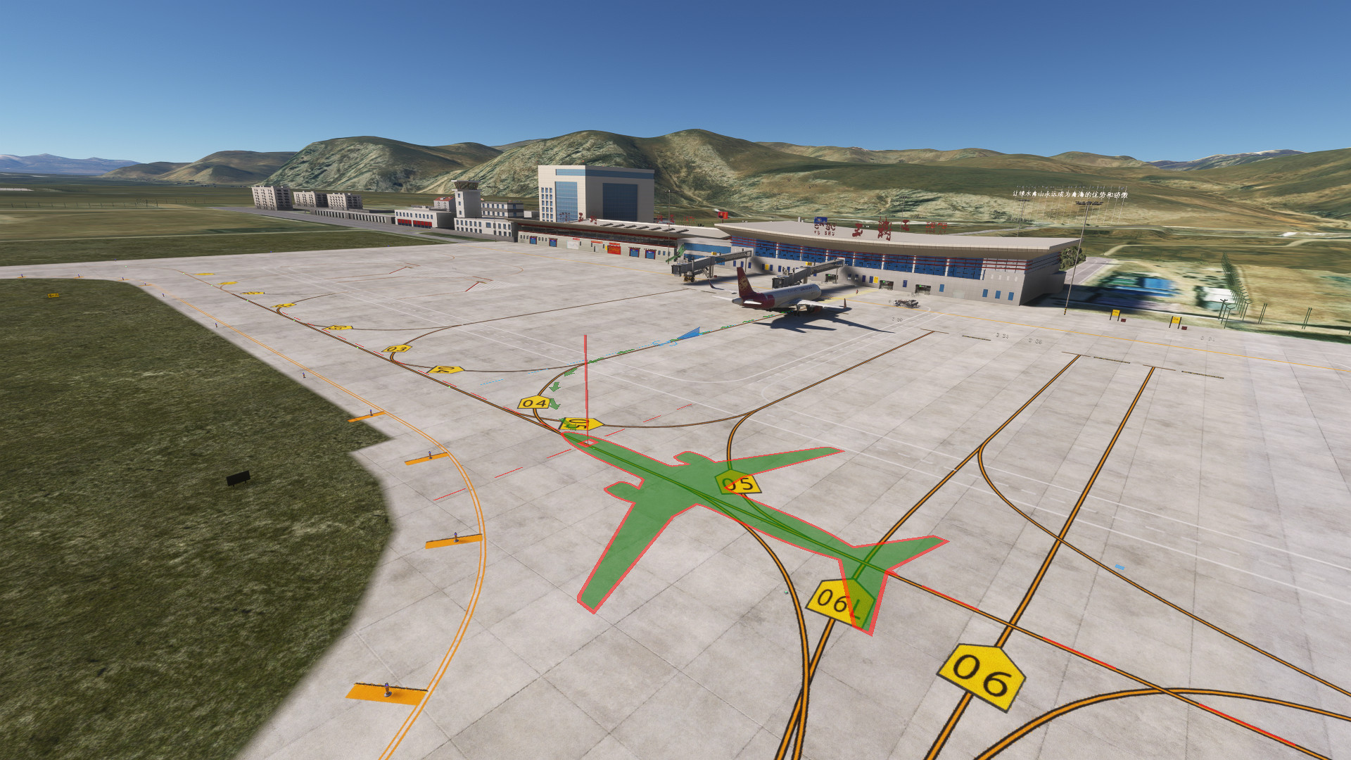 HALUA6683-ZLYS-玉树巴塘机场-GSX Profile - Miscellaneous for MSFS