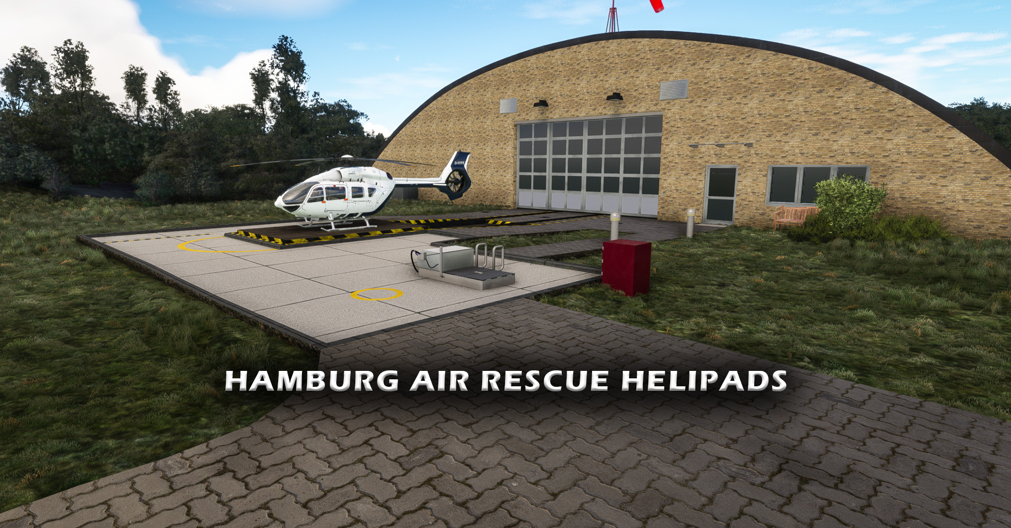 12 Hamburg Air Rescue Helipads + Charts for 2 Helipads! - Image 1