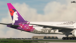 Hawaiian Airlines (N773HA) PMDG 777-300ER - 8K thumbnail 4
