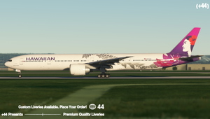 Hawaiian Airlines (N773HA) PMDG 777-300ER - 8K thumbnail 8