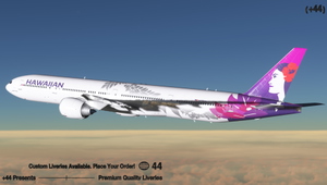 Hawaiian Airlines (N773HA) PMDG 777-300ER - 8K thumbnail 10