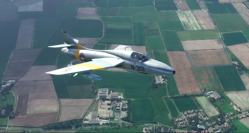 Hawker Hunter T7 Dutch Air Force N-301