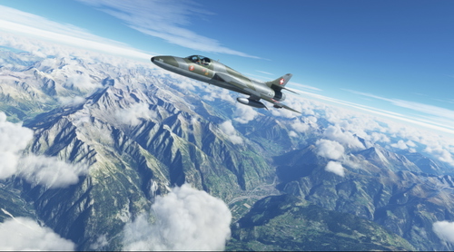 Hawker Hunter T.68 HB-RWR