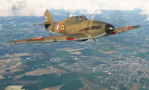 Hawker Hurricane Mk.1 Belgian Air Force H-33