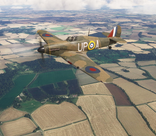Hawker Hurricane Mk.1 P3308 No. 605 Sqn UP-A