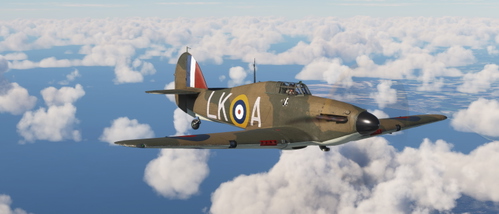 Hawker Hurricane Mk.1 RAF 87 Sqn LK-A  Ian Gleed