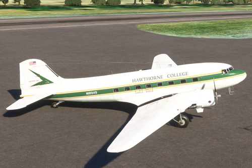Hawthorne College DC-3
