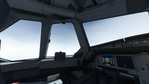 Headwind A330-900 cockpit textures upgrade with amber  digits and many more thumbnail 7