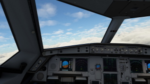 Headwind A330-900 cockpit textures upgrade with amber  digits and many more thumbnail 9
