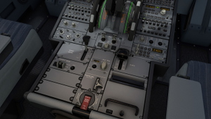 Headwind A330-900 cockpit textures upgrade with amber  digits and many more thumbnail 5