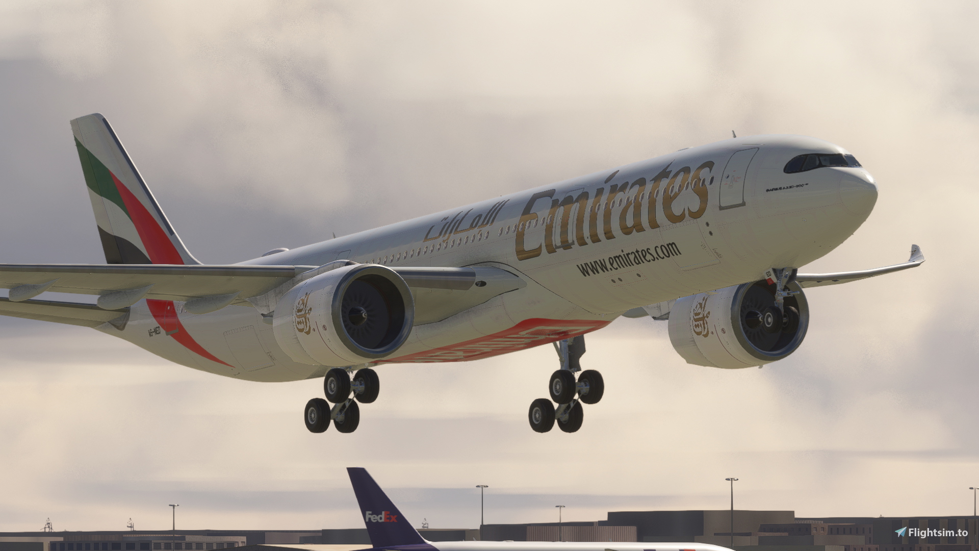 [PACK] Headwind A330-900neo Emirates 2005 with & without mask 8K - Image 1