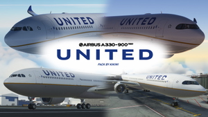 [PACK] Headwind A330-900neo United Airlines Unicon liveries with no mask variant thumbnail 1