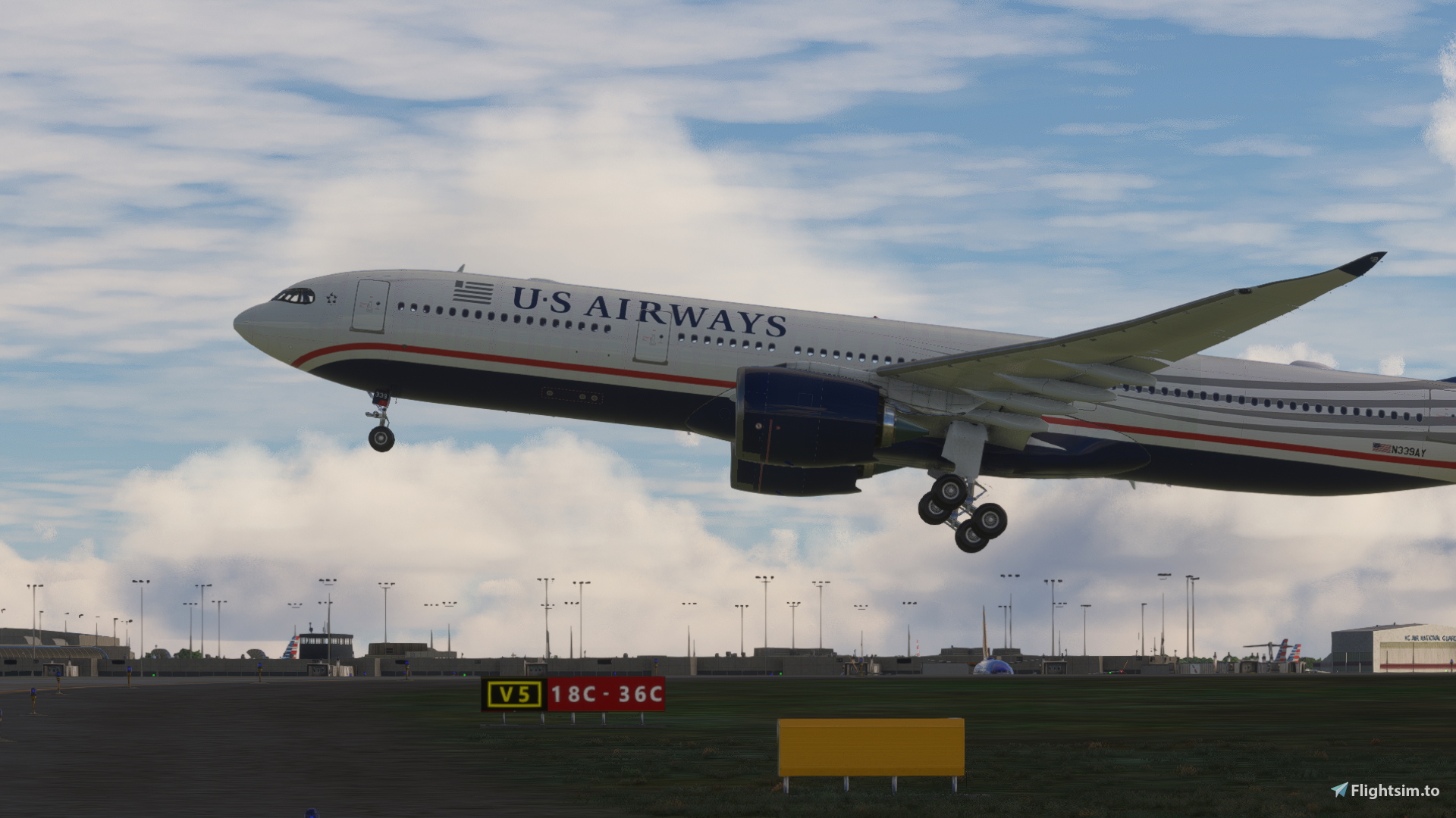 [PACK] Headwind A330-900neo US Airways with & without mask 8K - Image 1
