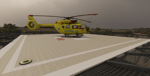 HEHDO rooftop Heliport Hospital 12 de Octubre Madrid