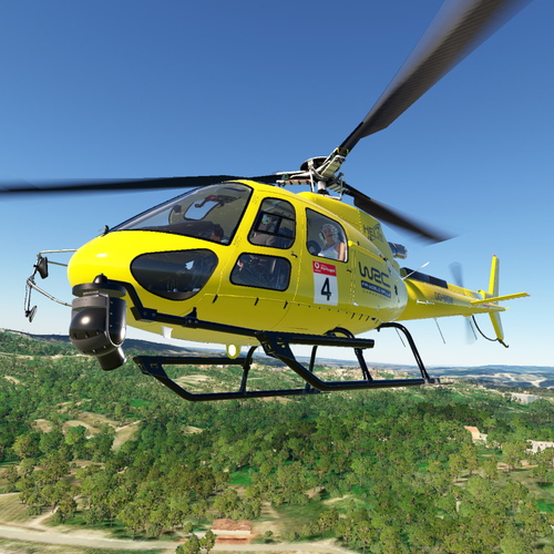 Heli and Co | WRC Rally Portugal | OO-WGW - CowanSim H125 Livery