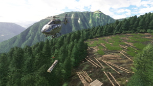 Heli Logging Revelstoke BC. CA  thumbnail 6