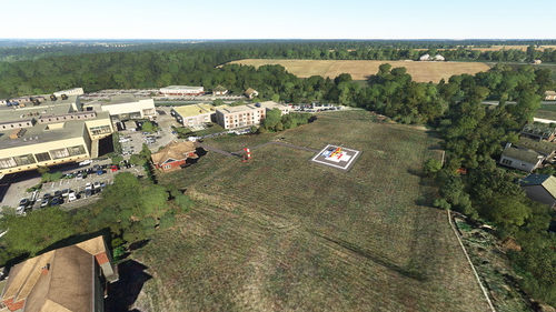 Helipad Centre hospitalier de Bar le Duc