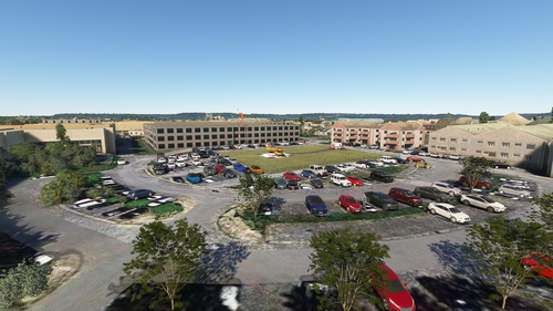 Helipad Centre Hospitalier de Soissons