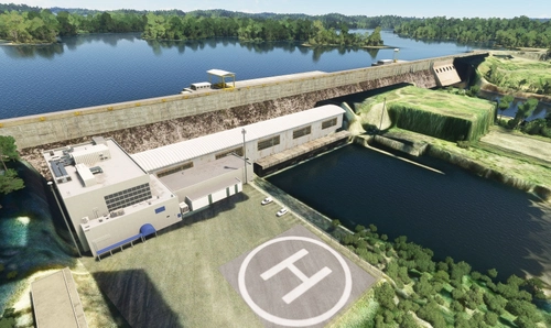 Helipad Saint Elie & Petit Saut Dam