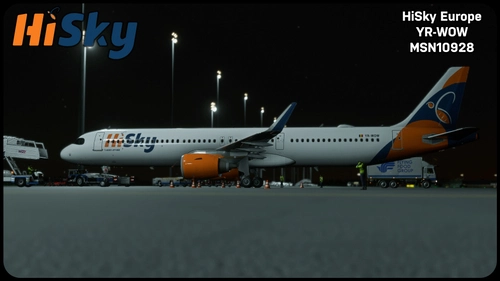 HiSky A321NEO YR-WOW