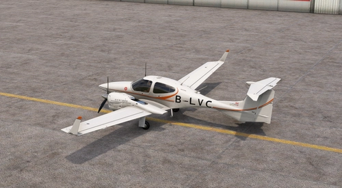 Hong Kong Government Flying Service B-LVC for COWS DA42