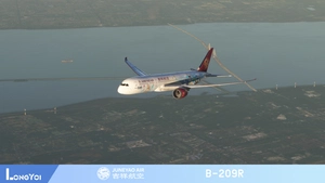 Horizon Sim B787-9  Juneyao Air 吉祥航空 B-209R Genshin 原神号 thumbnail 11