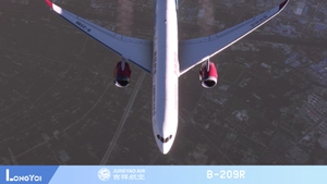 Horizon Sim B787-9  Juneyao Air 吉祥航空 B-209R Genshin 原神号 thumbnail 14
