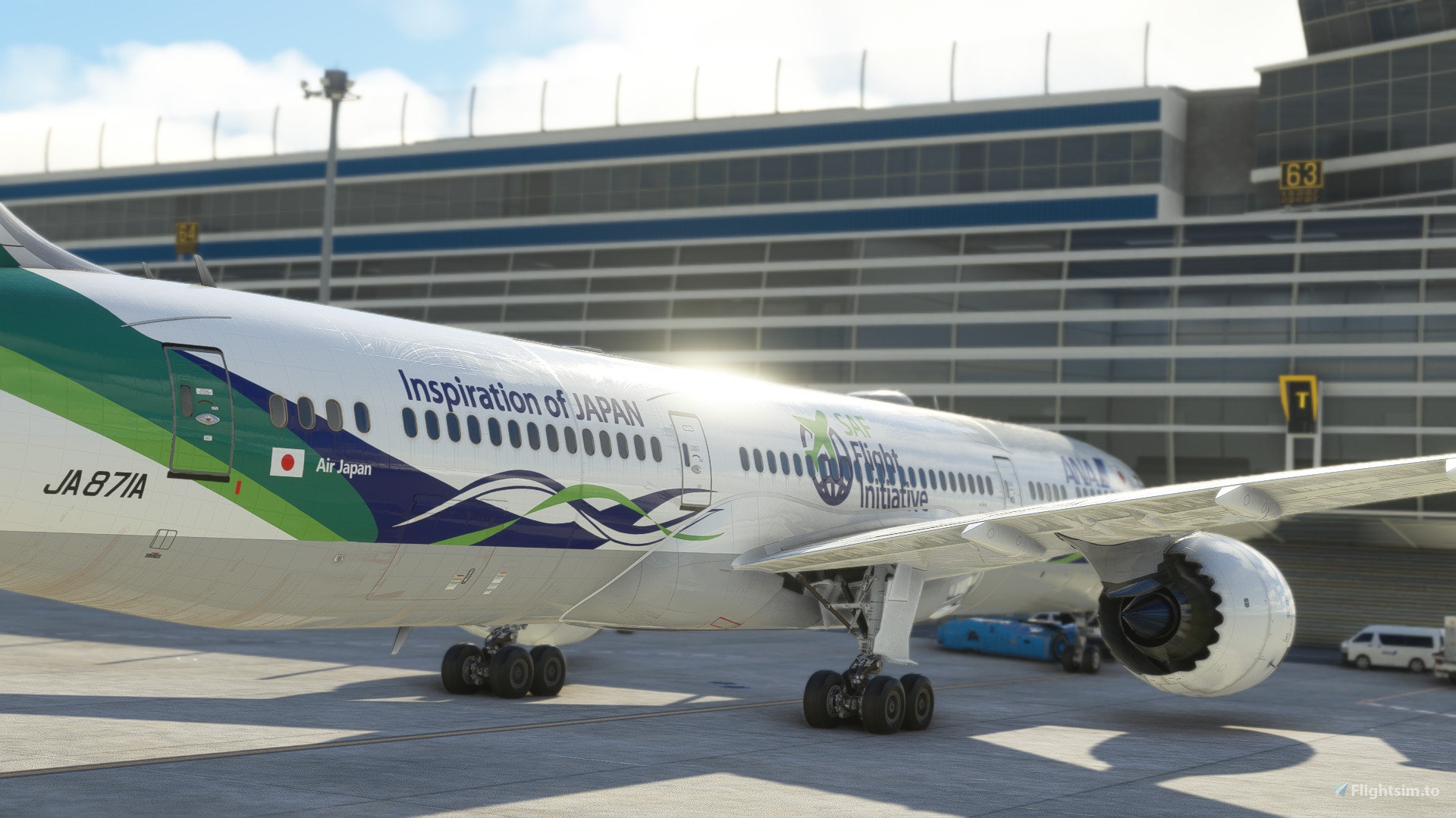 Horizon Sim Boeing 787-9 | All Nippon Airways ANA Green Jet