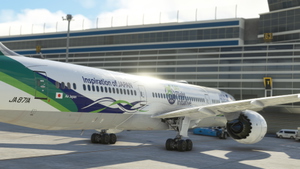 Horizon Sim Boeing 787-9 |  All Nippon Airways ANA Green Jet [JA871A] clean/dirty thumbnail 2