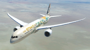 Horizon Simulations 787-9 - Etihad Airways Adnoc "Choose Saudia Arabia" A6-BLN thumbnail 3