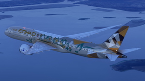 Horizon Simulations 787-9 - Etihad Airways Adnoc "Choose Saudia Arabia" A6-BLN thumbnail 4