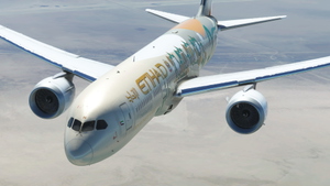Horizon Simulations 787-9 - Etihad Airways Adnoc "Choose Saudia Arabia" A6-BLN thumbnail 5