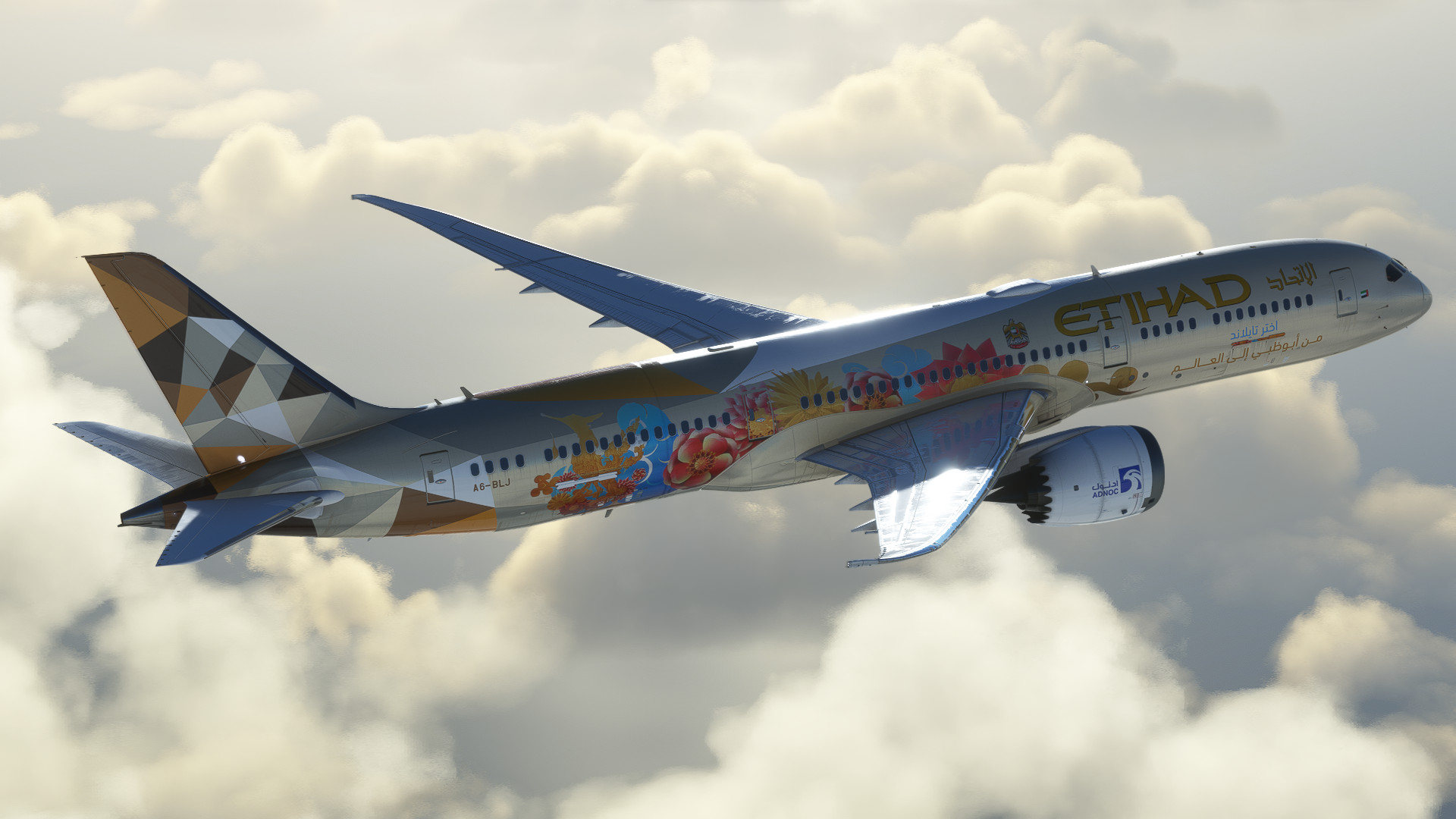 Horizon Simulations 787-9 - Etihad Airways Adnoc Fleet  - Image 1