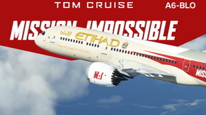 Horizon Simulations 787-9 - Etihad Airways "Mission Impossile" A6-BLO thumbnail 1