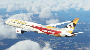 Horizon Simulations 787-9 - Etihad Airways "Mission Impossile" A6-BLO thumbnail 5