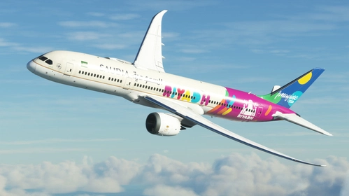 Horizon Simulations 787-9 - Saudia Airlines HZ-ARB "Riyadh Season"
