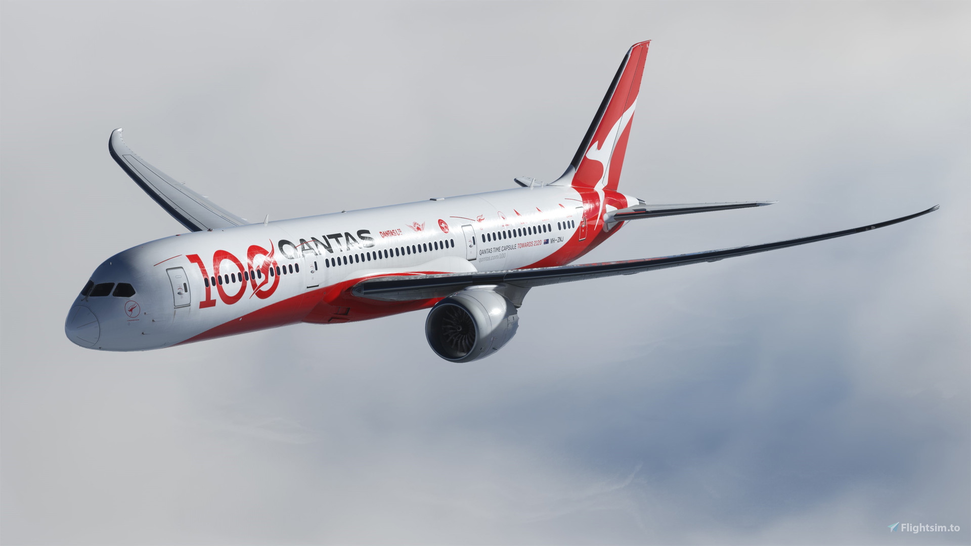Horizon Simulations 787-9 | Qantas (100 Year Anniversary Livery) - Image 1