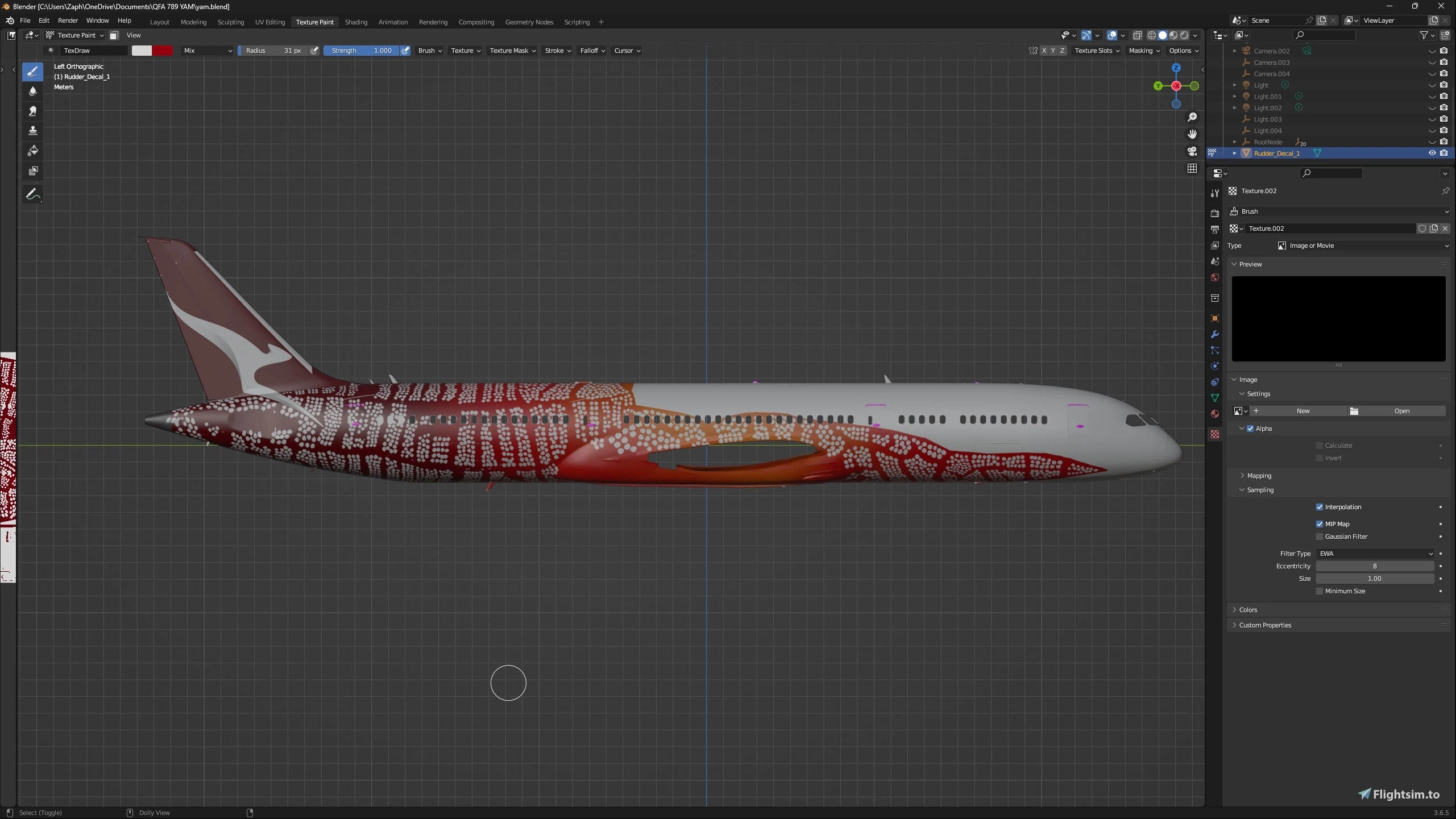 Horizon Simulations Boeing 787-9 Paintkit - Image 1