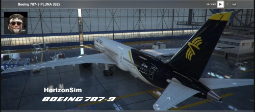 HorizonSim B787-9 PLUNA Livery