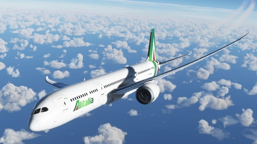 HorizonSim Boeing 787-9 Alitalia 2015 Livery Dirty 8K