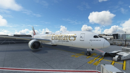 [DISCONTINUED] - HorizonSim Boeing 787-9 Emirates 2005 Livery Dirty 8K
