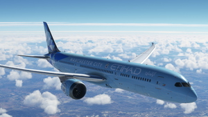 HorizonSim Boeing 787-9 Etihad Airways Manchester City A6-BND Dirty 8K thumbnail 15