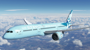 HorizonSim Boeing 787-9 Etihad Airways Manchester City A6-BND Dirty 8K thumbnail 16