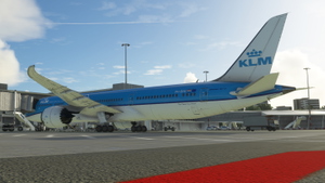 HorizonSim Boeing 787-9 KLM PH-BHE 100 Years Dirty 8K thumbnail 5