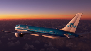 HorizonSim Boeing 787-9 KLM PH-BHE 100 Years Dirty 8K thumbnail 23