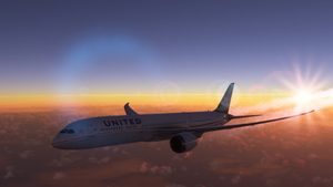 HorizonSim Boeing 787-9 United Airlines N13954 Dirty 8K thumbnail 18